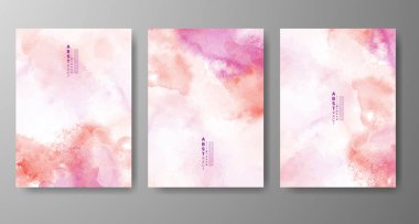 Soyut suluboya arka plan çizimleri. Kapak için tasarım, tarih, kartpostal, afiş, logo.