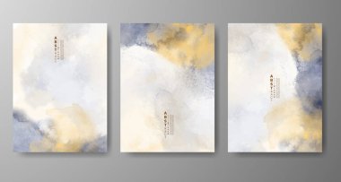 Soyut suluboya arka plan çizimleri. Kapak için tasarım, tarih, kartpostal, afiş, logo.