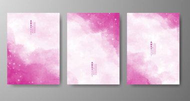 Soyut suluboya arka plan çizimleri. Kapak için tasarım, tarih, kartpostal, afiş, logo.