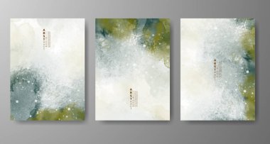 Soyut suluboya arka plan çizimleri. Kapak için tasarım, tarih, kartpostal, afiş, logo.