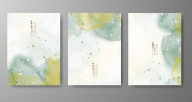 Soyut suluboya arka plan çizimleri. Kapak için tasarım, tarih, kartpostal, afiş, logo.