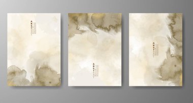 Soyut suluboya arka plan çizimleri. Kapak için tasarım, tarih, kartpostal, afiş, logo.