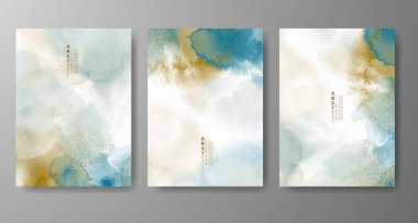 Soyut suluboya arka plan çizimleri. Kapak için tasarım, tarih, kartpostal, afiş, logo.