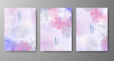 Soyut suluboya arka plan çizimleri. Kapak için tasarım, tarih, kartpostal, afiş, logo.