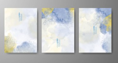 Soyut suluboya arka plan çizimleri. Kapak için tasarım, tarih, kartpostal, afiş, logo.