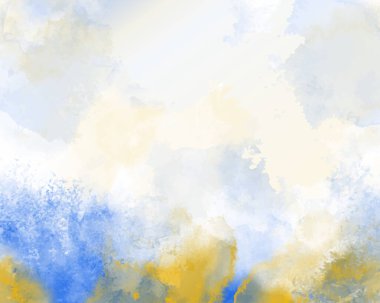 Arka plan için soyut renkli sulu boya. Dijital sanat resim.