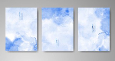 Suluboya geçmişi olan kartlar. Kapak için tasarım, tarih, kartpostal, afiş, logo.