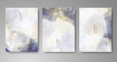 Suluboya geçmişi olan kartlar. Kapak için tasarım, tarih, kartpostal, afiş, logo.