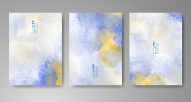 Suluboya geçmişi olan kartlar. Kapak için tasarım, tarih, kartpostal, afiş, logo.