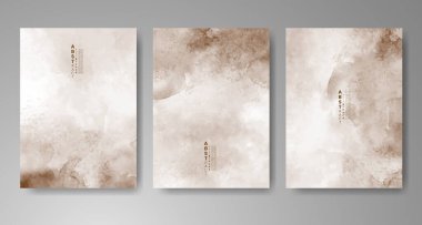 Suluboya geçmişi olan kartlar. Kapak için tasarım, tarih, kartpostal, afiş, logo.