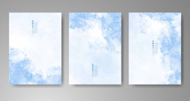 Suluboya geçmişi olan kartlar. Kapak için tasarım, tarih, kartpostal, afiş, logo.