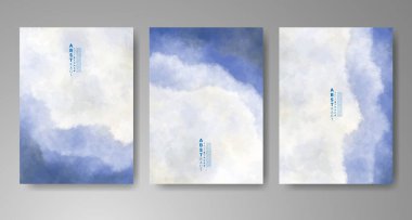 Suluboya geçmişi olan kartlar. Kapak için tasarım, tarih, kartpostal, afiş, logo.