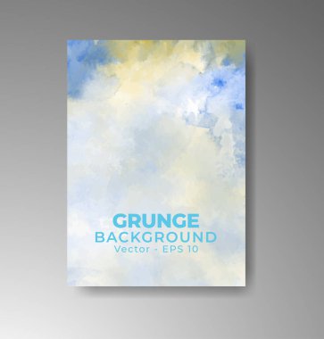 Suluboya geçmişi olan kartlar. Kapak için tasarım, tarih, kartpostal, afiş, logo.