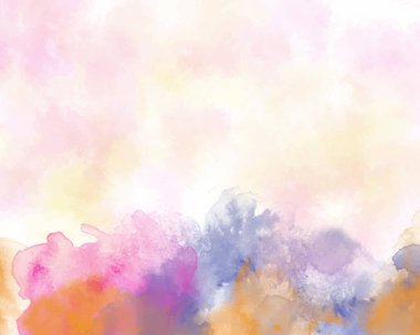 Arka plan için soyut renkli sulu boya. Dijital sanat resim.