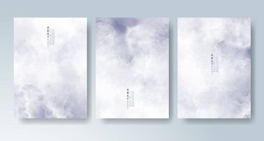 Parlak renkli vektör suluboya arkaplanlı kartlar. Randevunuz, kartpostalınız, afişiniz için tasarım.