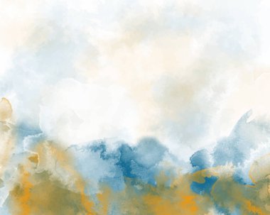 Arka plan için soyut renkli sulu boya. Dijital sanat resim.