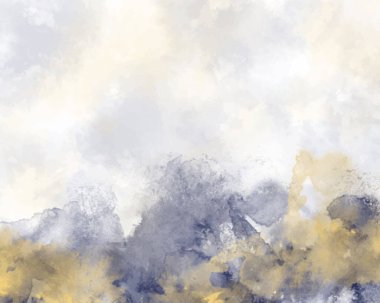 Arka plan için soyut renkli sulu boya. Dijital sanat resim.