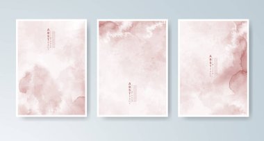 Parlak renkli vektör suluboya arkaplanlı kartlar. Randevunuz, kartpostalınız, afişiniz için tasarım.