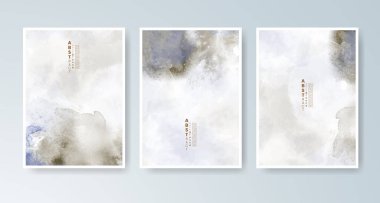 Parlak renkli vektör suluboya arkaplanlı kartlar. Randevunuz, kartpostalınız, afişiniz için tasarım.