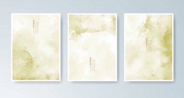 Parlak renkli vektör suluboya arkaplanlı kartlar. Randevunuz, kartpostalınız, afişiniz için tasarım.