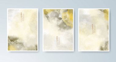 Parlak renkli vektör suluboya arkaplanlı kartlar. Randevunuz, kartpostalınız, afişiniz için tasarım.