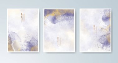 Parlak renkli vektör suluboya arkaplanlı kartlar. Randevunuz, kartpostalınız, afişiniz için tasarım.