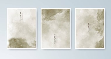 Parlak renkli vektör suluboya arkaplanlı kartlar. Randevunuz, kartpostalınız, afişiniz için tasarım.