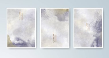 Parlak renkli vektör suluboya arkaplanlı kartlar. Randevunuz, kartpostalınız, afişiniz için tasarım.