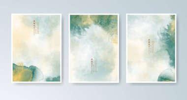 Parlak renkli vektör suluboya arkaplanlı kartlar. Randevunuz, kartpostalınız, afişiniz için tasarım.