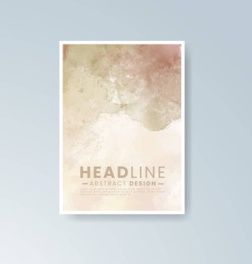 Suluboya geçmişi olan kartlar. Kapak için tasarım, tarih, kartpostal, afiş, logo.