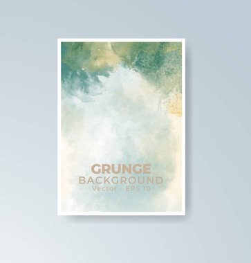 Suluboya geçmişi olan kartlar. Kapak için tasarım, tarih, kartpostal, afiş, logo.