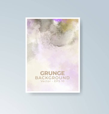 Suluboya geçmişi olan kartlar. Kapak için tasarım, tarih, kartpostal, afiş, logo.