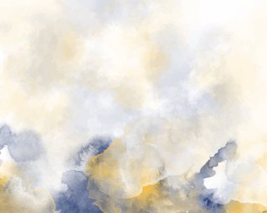 Arkaplan için soyut renkli suluboya. Dijital resim. Suluboya düğün davetiyesi için