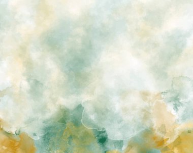 Arkaplan için soyut renkli suluboya. Dijital resim. Suluboya düğün davetiyesi için