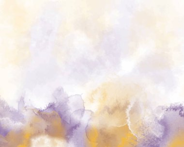 Arkaplan için soyut renkli suluboya. Dijital resim. Suluboya düğün davetiyesi için