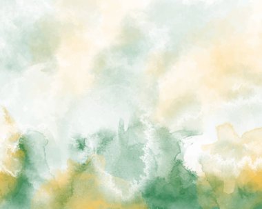 Arkaplan için soyut renkli suluboya. Dijital resim. Suluboya düğün davetiyesi için