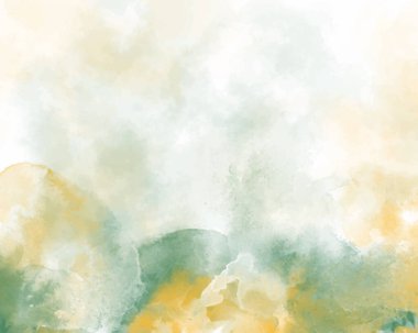 Arkaplan için soyut renkli suluboya. Dijital resim. Suluboya düğün davetiyesi için