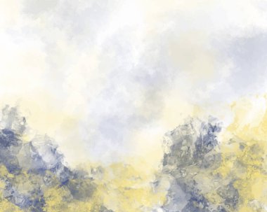 Arkaplan için soyut renkli suluboya. Dijital resim. Suluboya düğün davetiyesi için