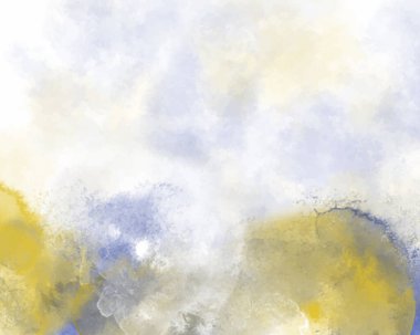 Arkaplan için soyut renkli suluboya. Dijital resim. Suluboya düğün davetiyesi için