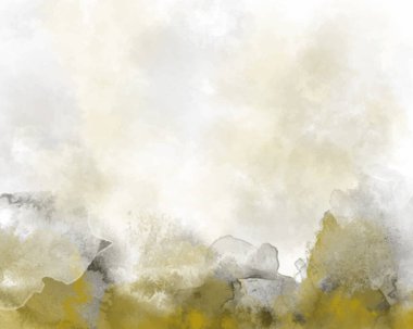 Arkaplan için soyut renkli suluboya. Dijital resim. Suluboya düğün davetiyesi için