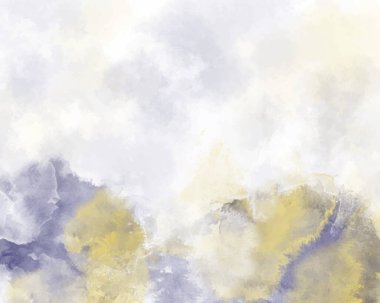 Arkaplan için soyut renkli suluboya. Dijital resim. Suluboya düğün davetiyesi için