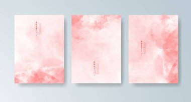 Parlak renkli vektör suluboya arkaplanlı kartlar. Randevunuz, kartpostalınız, afişiniz için tasarım.