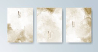 Parlak renkli vektör suluboya arkaplanlı kartlar. Randevunuz, kartpostalınız, afişiniz için tasarım.