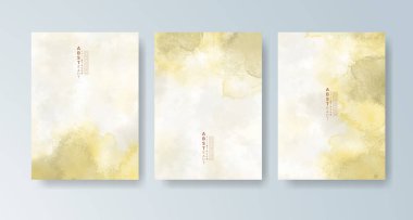 Parlak renkli vektör suluboya arkaplanlı kartlar. Randevunuz, kartpostalınız, afişiniz için tasarım.