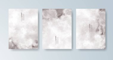 Parlak renkli vektör suluboya arkaplanlı kartlar. Randevunuz, kartpostalınız, afişiniz için tasarım.