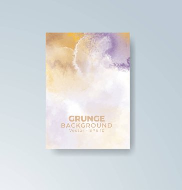 Suluboya geçmişi olan kartlar. Kapak için tasarım, tarih, kartpostal, afiş, logo.