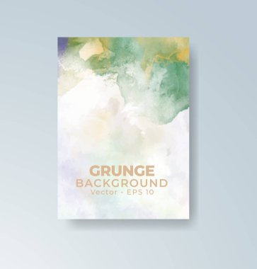 Suluboya geçmişi olan kartlar. Kapak için tasarım, tarih, kartpostal, afiş, logo.