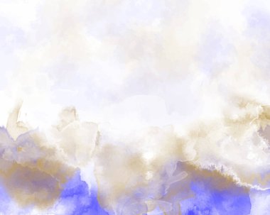 Arkaplan için soyut renkli suluboya. Dijital resim. Randevunuz, kartpostalınız, afişiniz, düğün davetiyeniz için tasarım