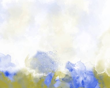 Arkaplan için soyut renkli suluboya. Dijital resim. Randevunuz, kartpostalınız, afişiniz, düğün davetiyeniz için tasarım