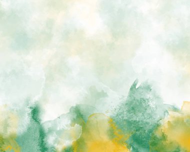 Arkaplan için soyut renkli suluboya. Dijital resim. Randevunuz, kartpostalınız, afişiniz, düğün davetiyeniz için tasarım